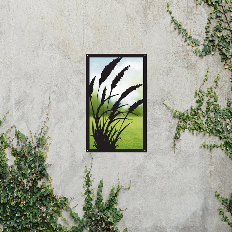 Grasses in the Wind Garden Mirror