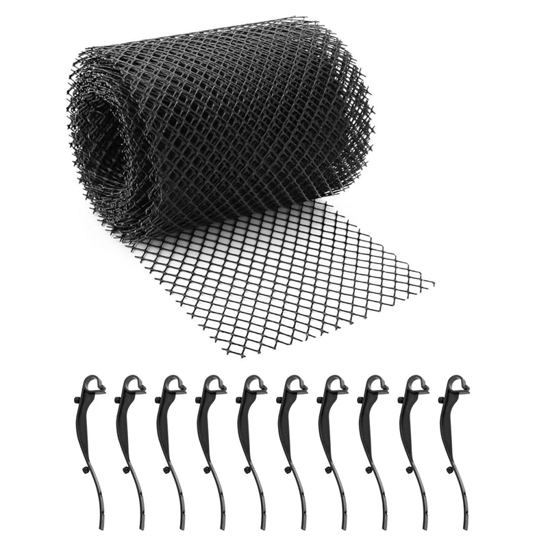 Black Gutter Mesh Guard (16cm x 10m)