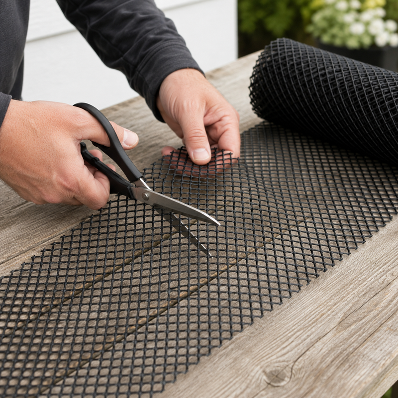 Black Gutter Mesh Guard (16cm x 10m)