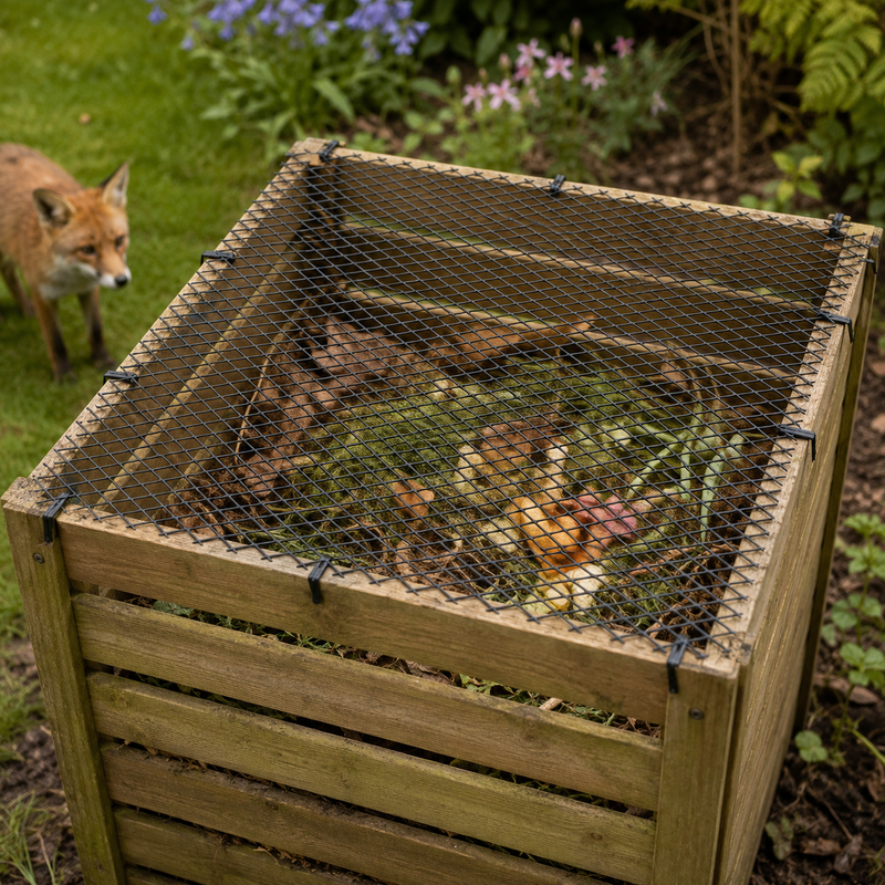 Black Gutter Mesh Guard (16cm x 10m)
