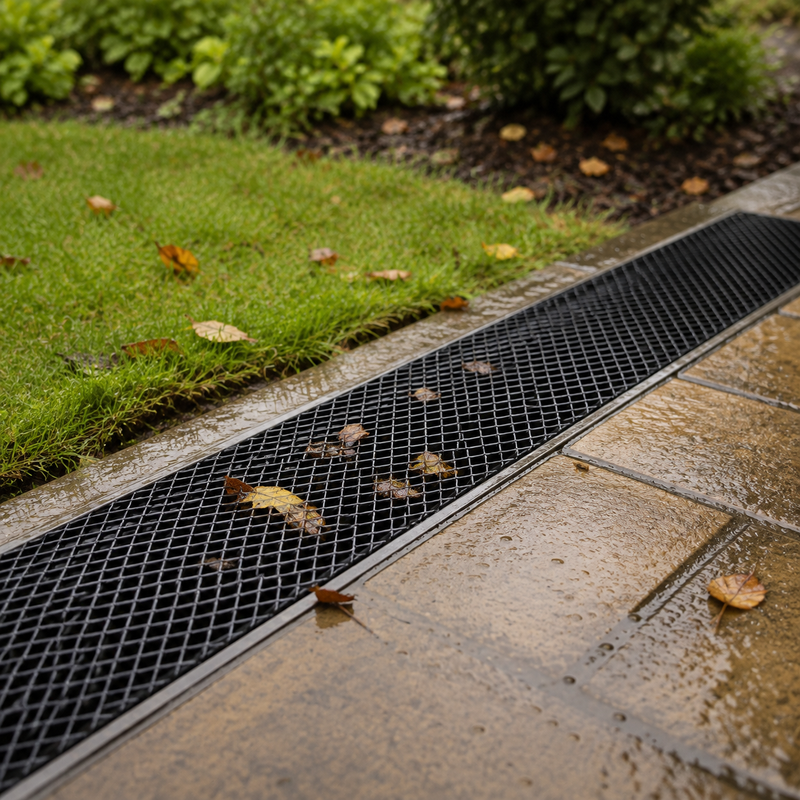 Black Gutter Mesh Guard (16cm x 10m)
