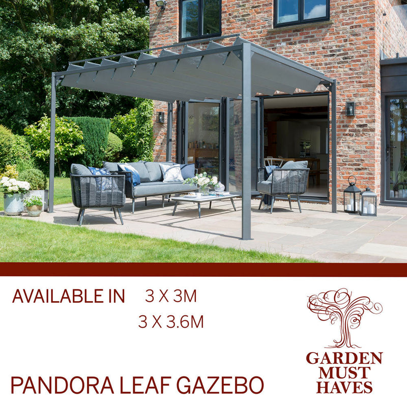 Pandora Leaf Gazebo 3x3m
