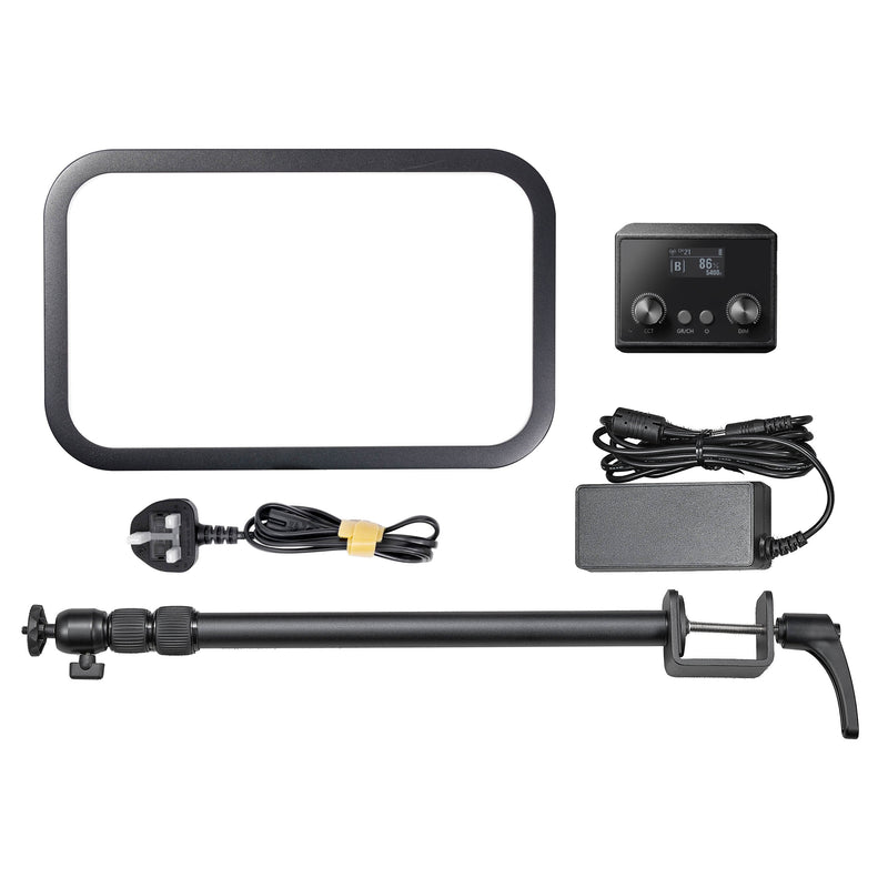 ES45 E-Sports and Live Streaming Bi-Colour Slim Light Panel with Mounting Rod & APP