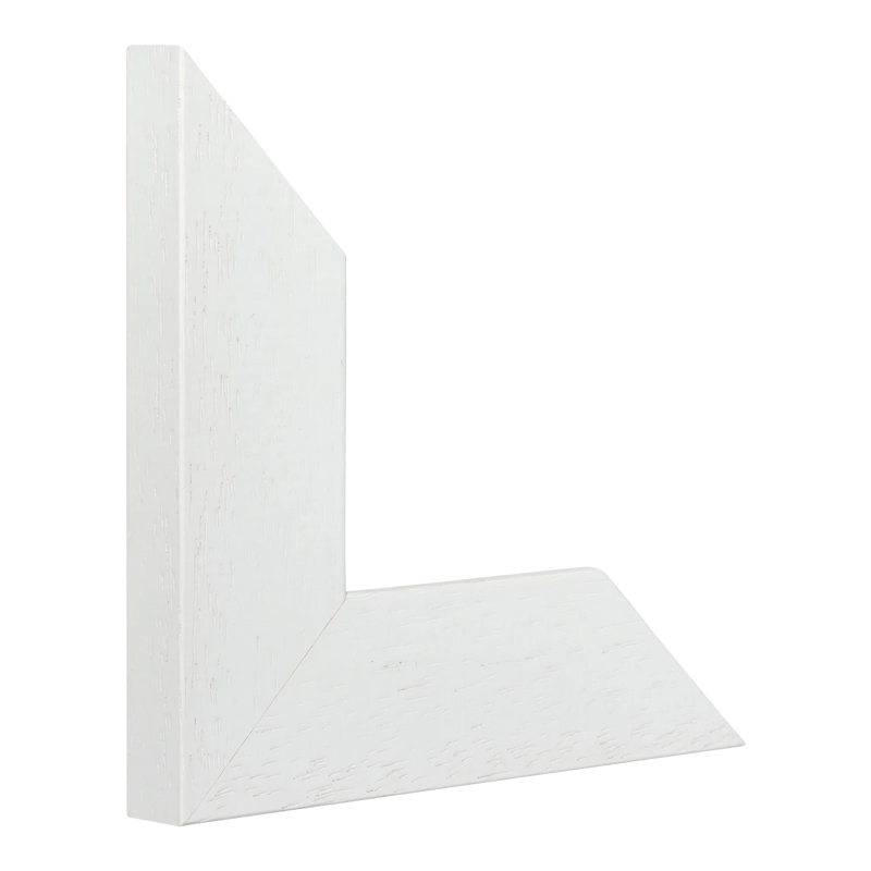 Groove II White Grain Picture Frame, A4