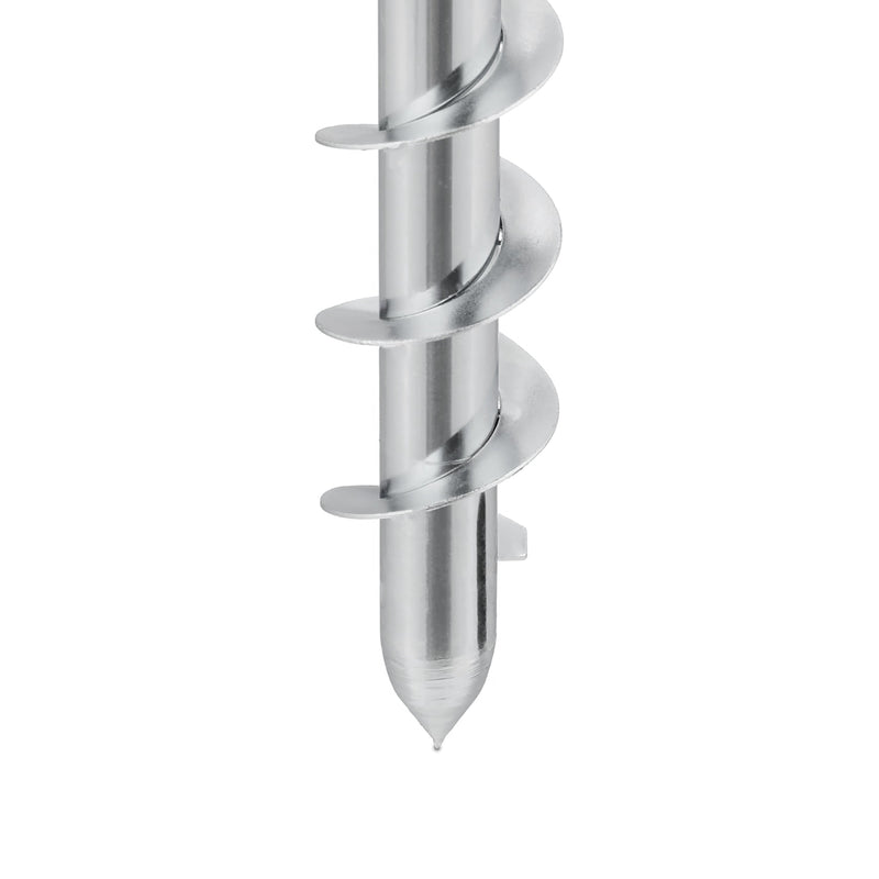 Large Silver Screw-In Ground Spike for Parasols & Garden Posts
