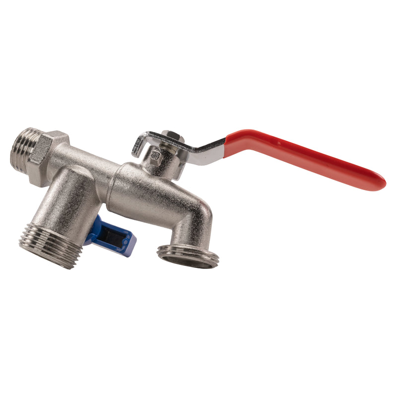 Double Garden Tap 1/2" BSPM Inlet