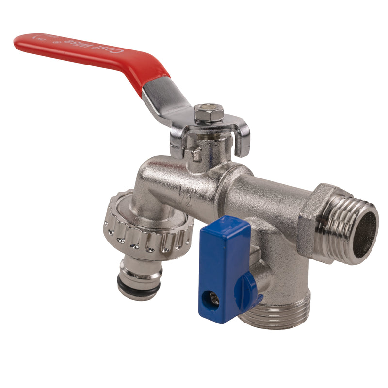 Double Garden Tap 1/2" BSPM Inlet