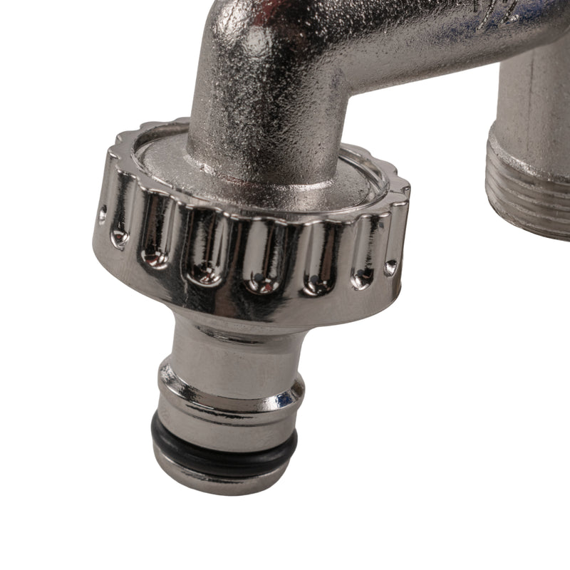 Double Garden Tap 1/2" BSPM Inlet