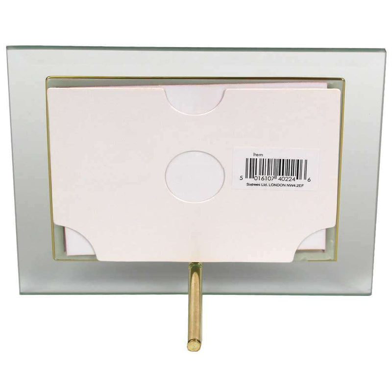 Sixtrees Flat Bevelled 5x3.5 Landscape Photo Frame - Gold