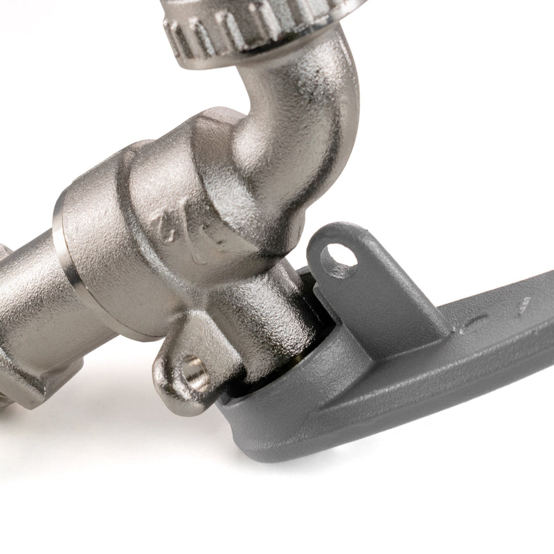 Wall Flange Kit 20mm MDPE – Lever Tap with Hose Barb and Side Lock