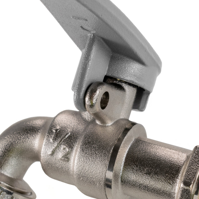 Wall Flange Kit 20mm MDPE – Lever Tap with Hose Barb and Side Lock