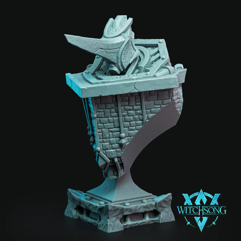 Gallant Castleguard Bust | 12K Resin Miniature with Base for D&D, Warhammer AOS & RPGs