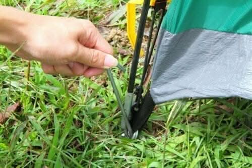 Galvanised Steel Tent Pegs 10Pk 7"