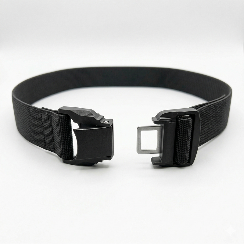 HikeWare™ Elastic Tactical Belt – Quick-Release Stretch Hiking Belt