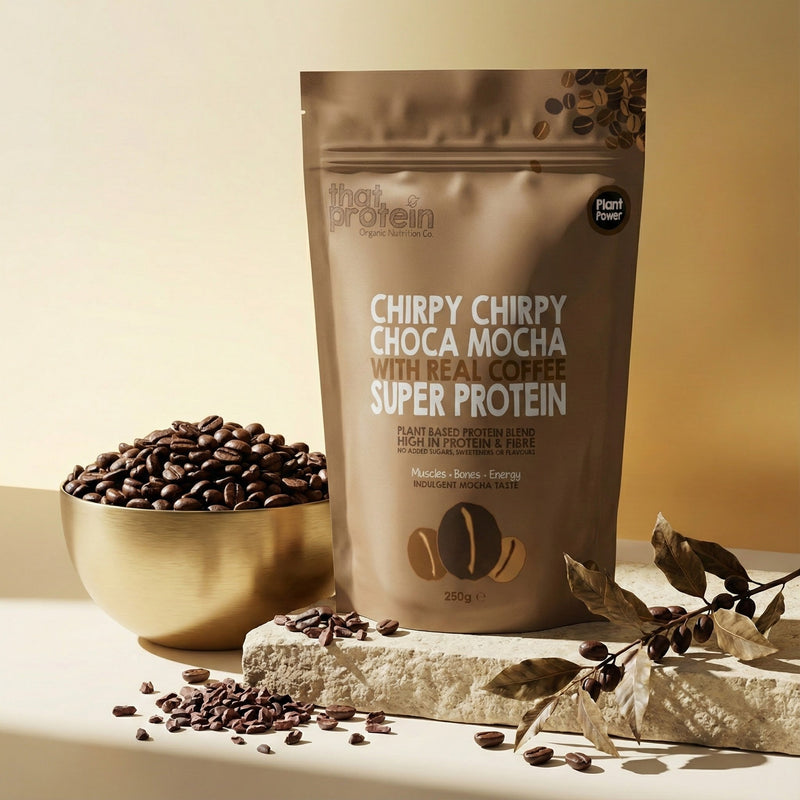 Choca Mocha Super Protein Powder | Vegan, Low FODMAP, Real Cacao & Coffee | That Protein UK