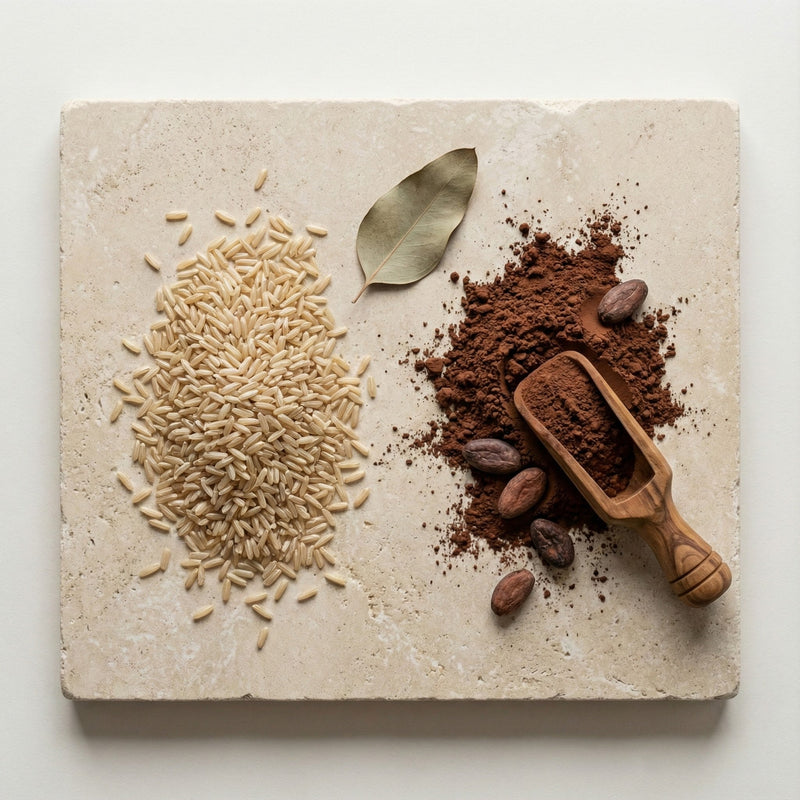 Blissful Brown Rice and Raw Cacao Chocolate Protein – Vegan, Low FODMAP, Additive-Free