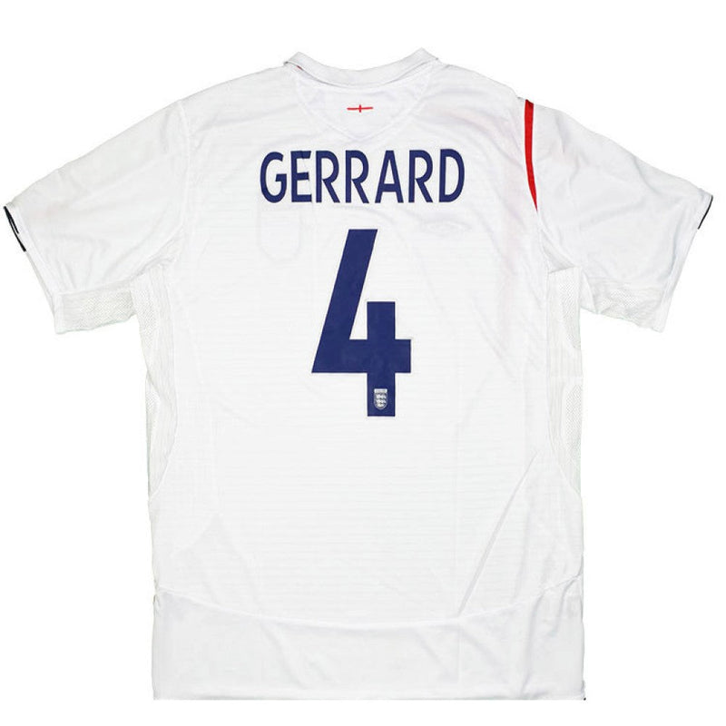 England 2006-2007 Home Shirt Gerrard (Excellent) L
