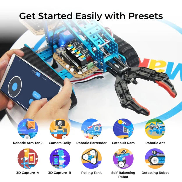 Makeblock mBot Ultimate: 10-in-1 Robot Building Kit for Students + FREE Online course
