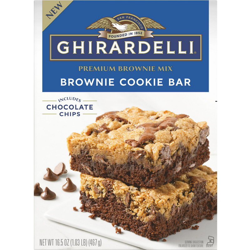 Ghirardelli Cookie Bar Brownie Mix | 467g | Box Dented