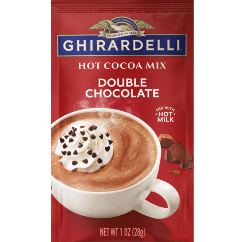 Ghirardelli | Double Chocolate Hot Cocoa Sachet | 28g