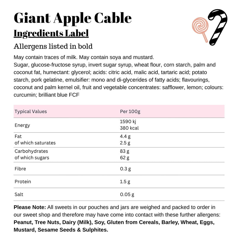 Giant Apple Cable