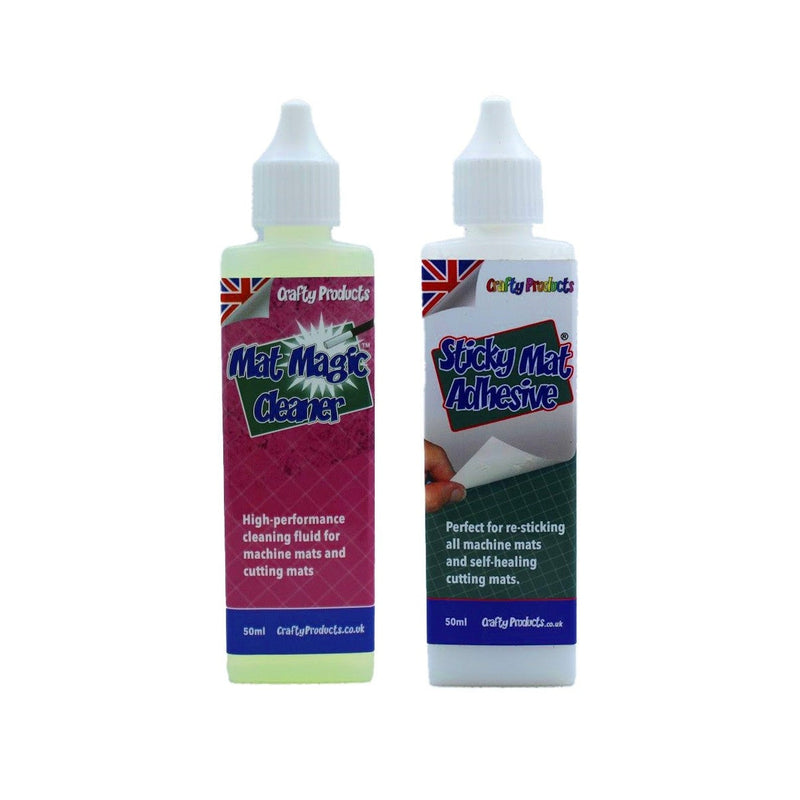 Cutting Mat Refurbishment: COMBO SET comprising Mat Magic™ Mat Cleaner AND Sticky Mat Adhesive