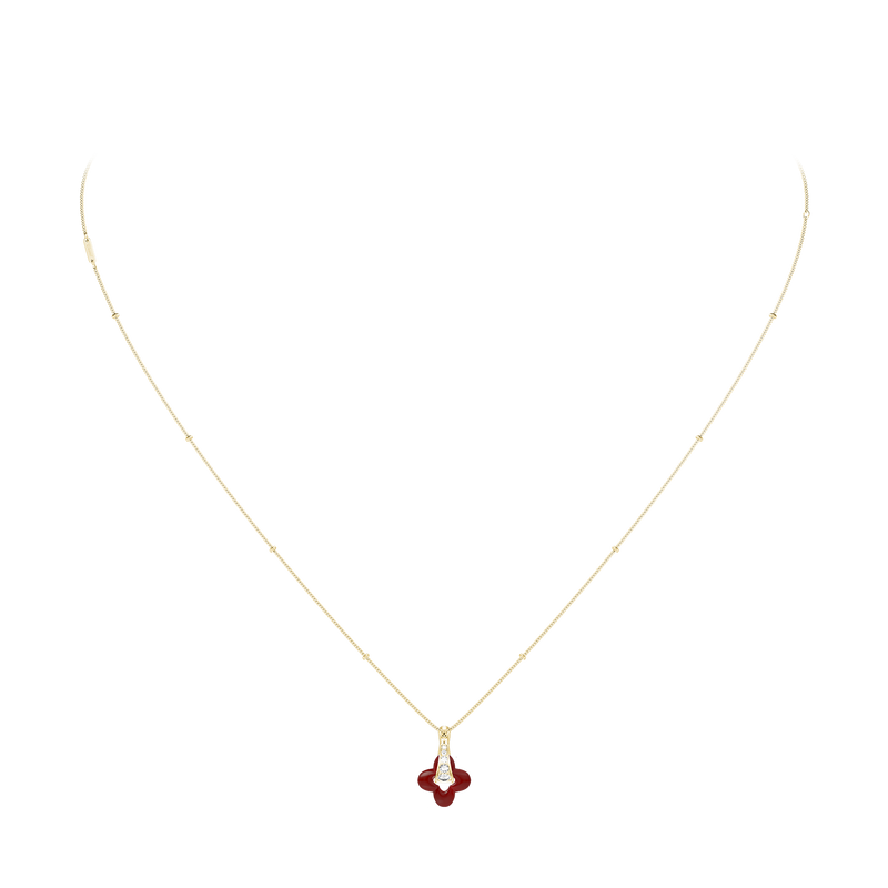 Golden Clover Necklace
