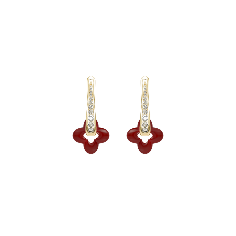 Golden Clover Earrings
