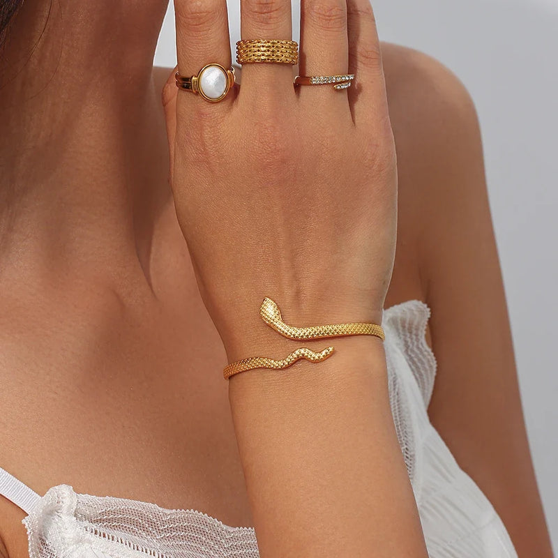 Serpent Cuff Bracelet