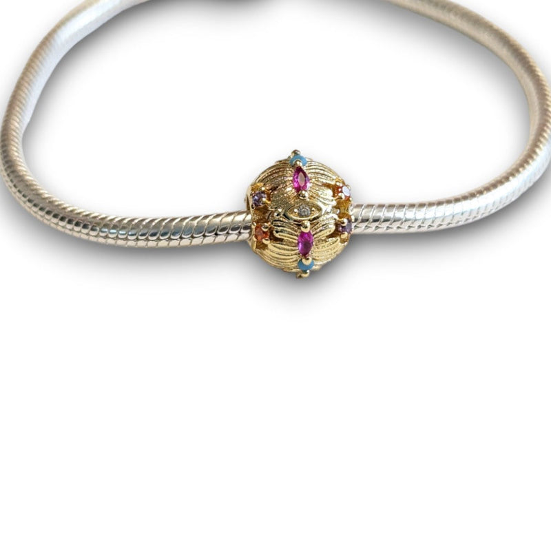 Gold Butterfly Bead Charm