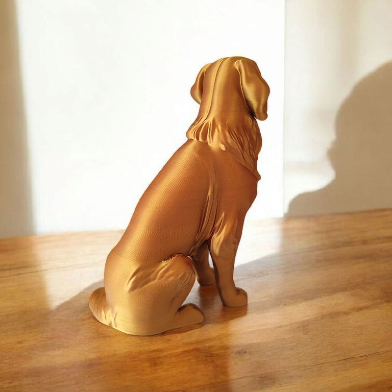 Sculpture #9 | Golden Retriever | Minimalist & Realistic Art Piece