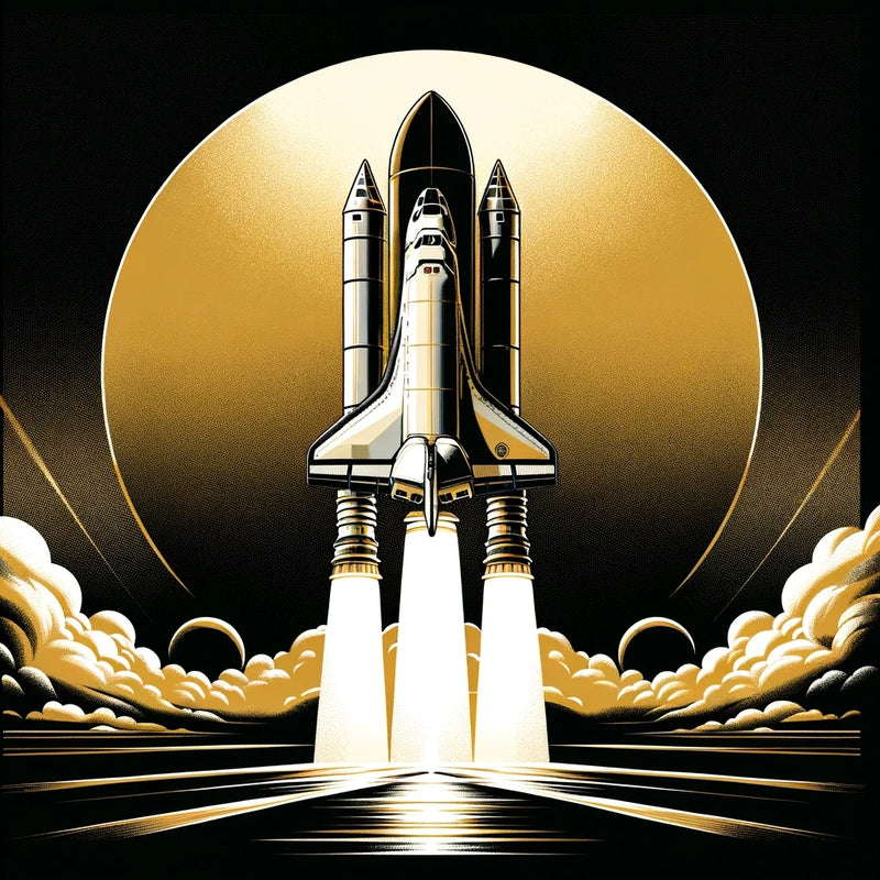 Golden Ascent Odyssey Canvas