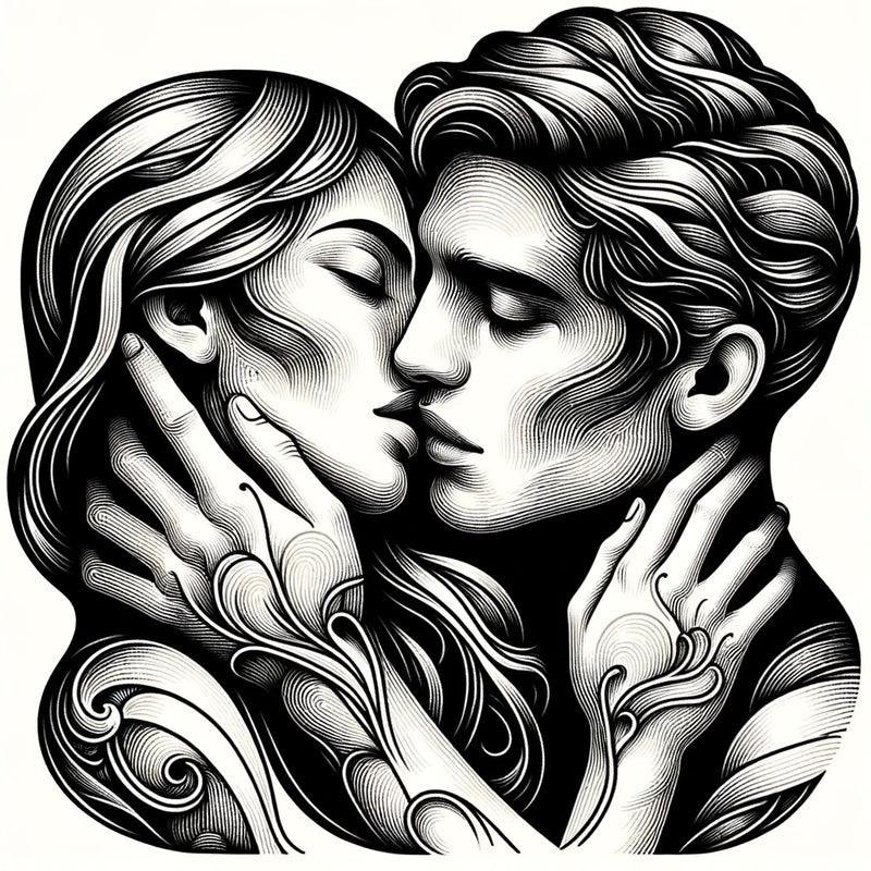 Golden Kiss Canvas