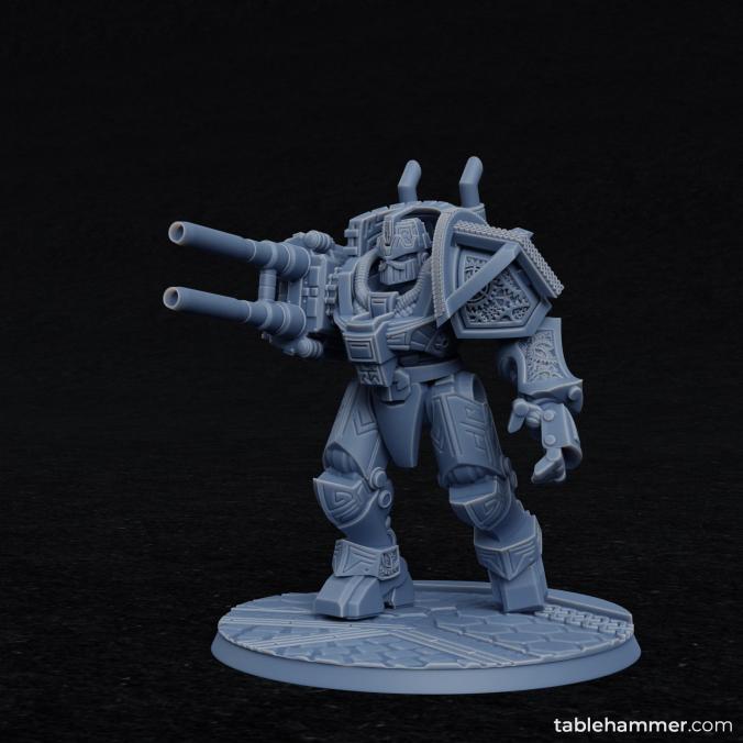 Clockwork Ancient - Space Dwarf golem mech