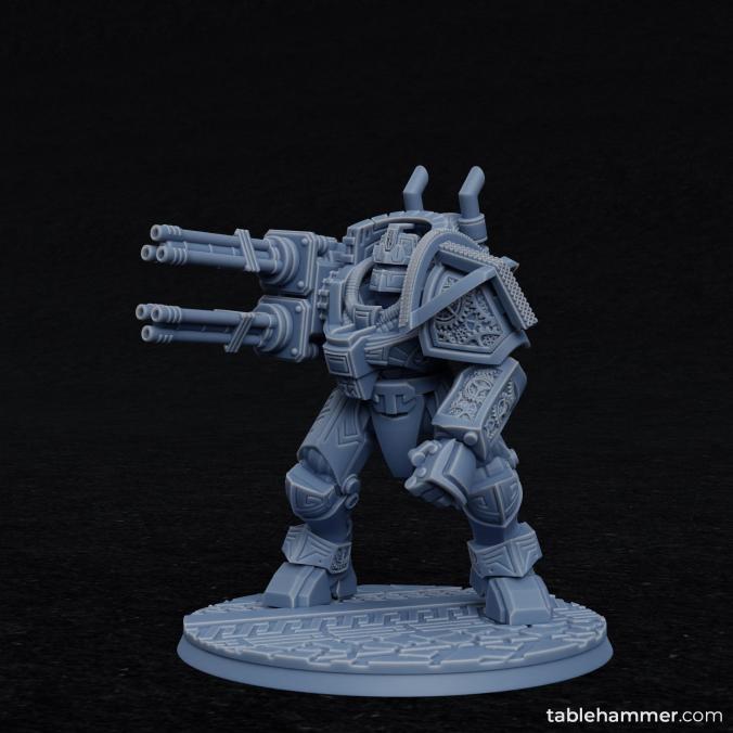 Clockwork Ancient - Space Dwarf golem mech