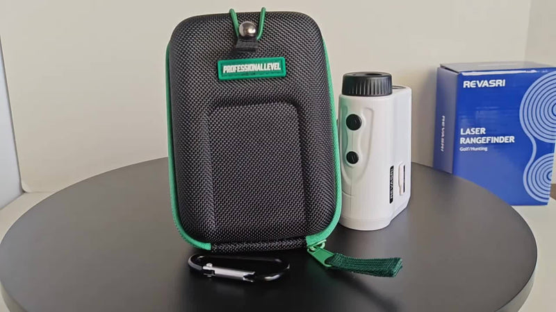 Golf Rangefinder with Slope & Flag Lock - Rechargeable Laser Distance Finder with Pin Vibration & Tournament Legal Slope Switch