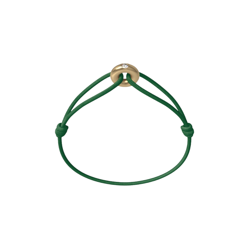 Mini Golden Soho Diamond Cord Bracelet