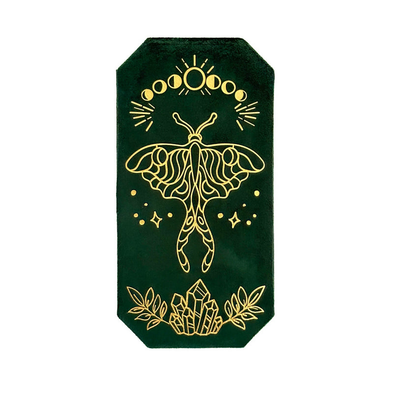 Moth and Moon Green Ring Jewellery box