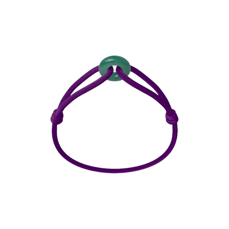 Green Soho Cord Bracelet