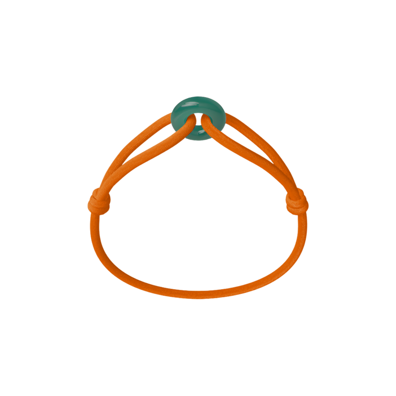 Green Soho Cord Bracelet
