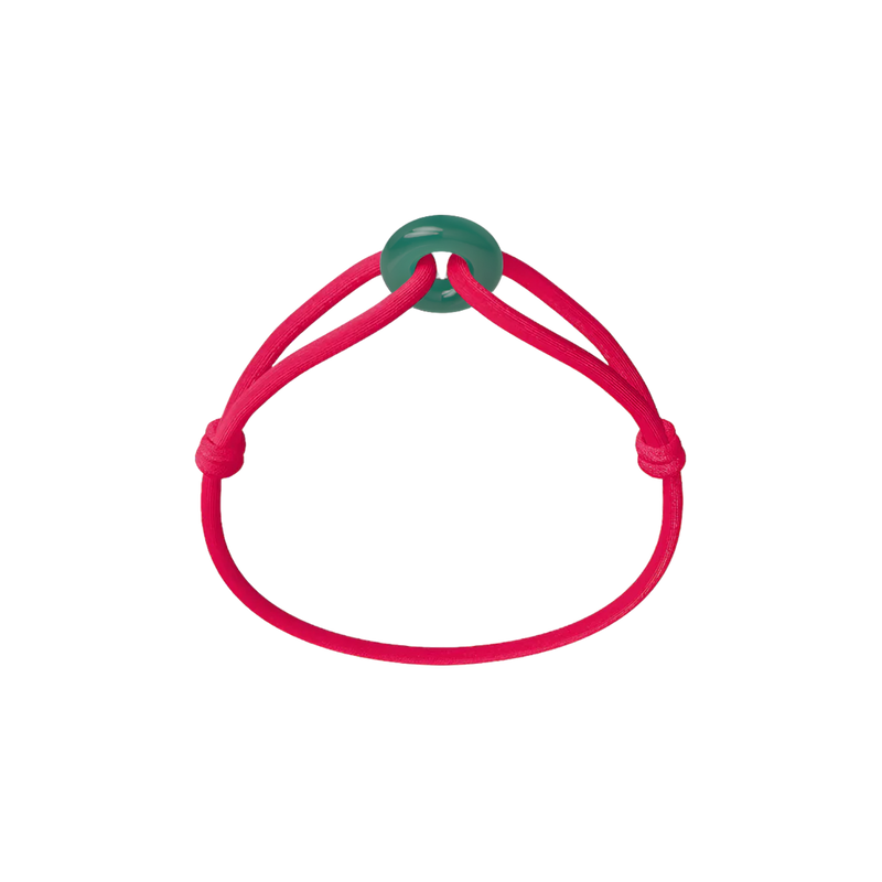 Green Soho Cord Bracelet