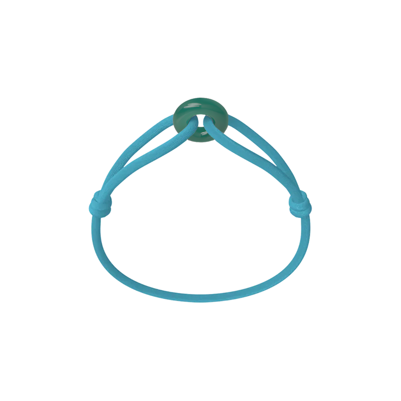 Green Soho Cord Bracelet