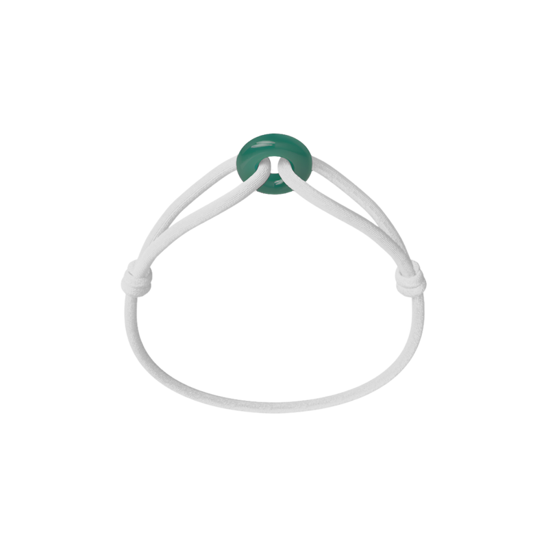 Green Soho Cord Bracelet