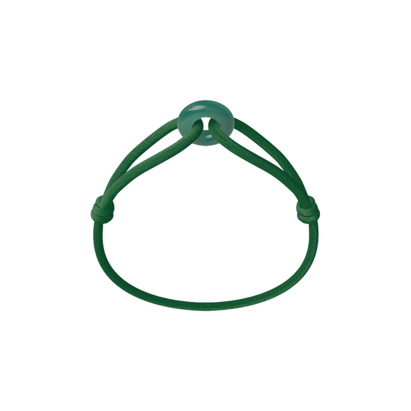 Green Soho Cord Bracelet