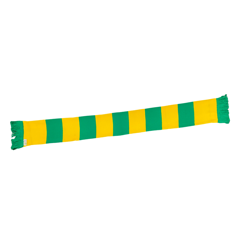 Green and Gold Bar Scarf