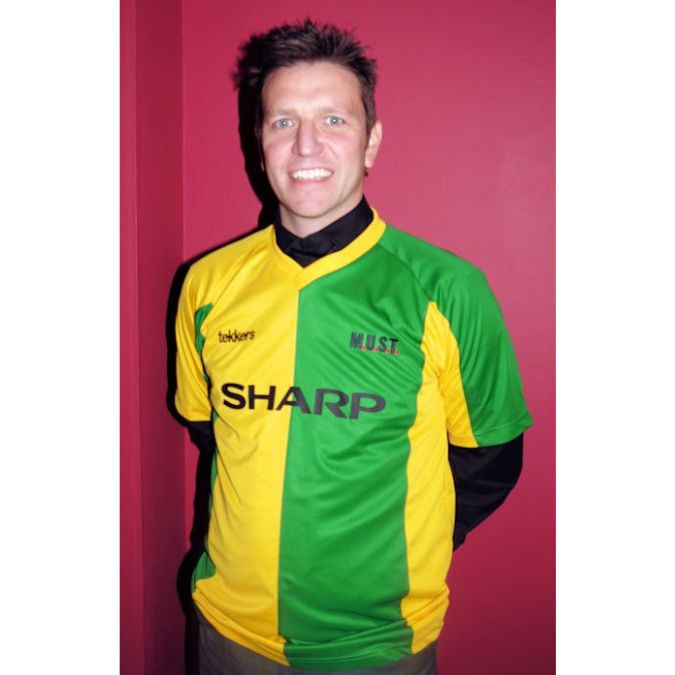 MUST Green and Gold Sharp Football Shirt