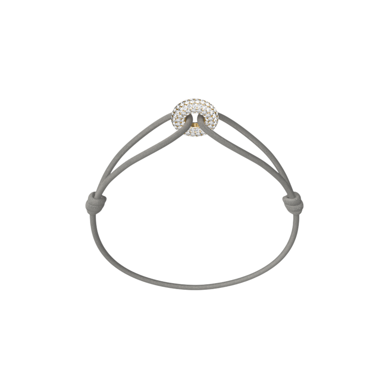 Mini Golden Soho Pavé Cord Bracelet