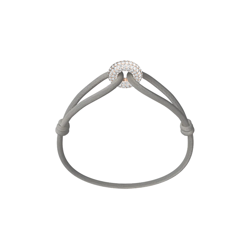 Rose Soho Pavé Cord Bracelet