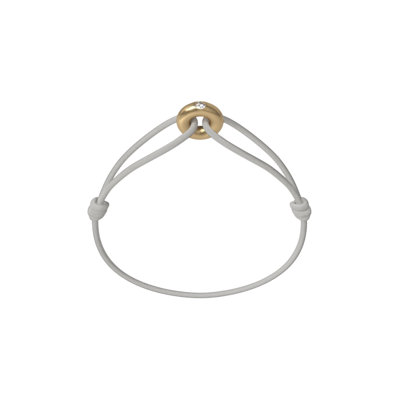 Mini Golden Soho Diamond Cord Bracelet