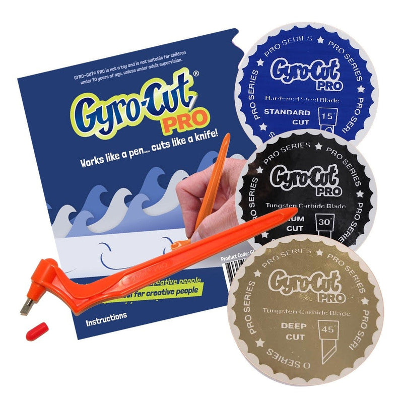 Gyro-Cut® PRO Tool Including 3 Blades and SMA - Standard, Medium and Deep Cut Blades